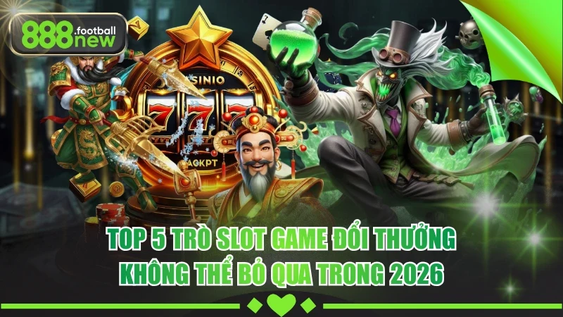 Điểm Danh Các Trò Slot Game Đổi Thưởng Đáng Chơi Nhất Trong 2026 7 Top 5 Trò Slot Game Đổi Thưởng Không Thể Bỏ Qua Trong 2026